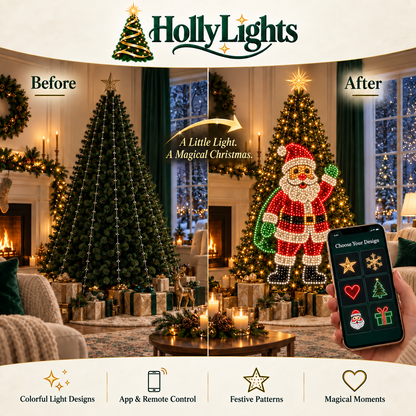 HollyLights™ Animated Christmas Tree Lights