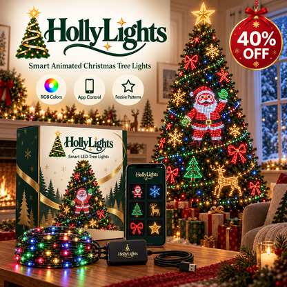HollyLights™ Animated Christmas Tree Lights