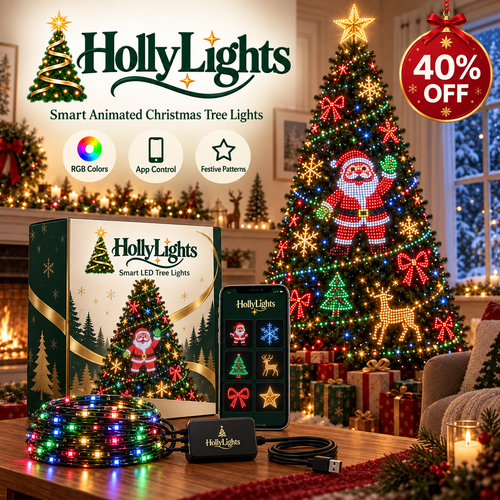 HollyLights™ Animated Christmas Tree Lights